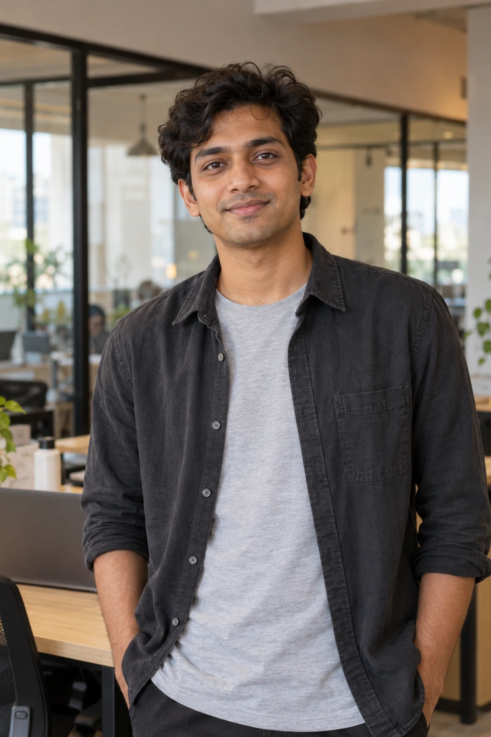 Illustrative portrait for Manohar, Developer, Mumbai